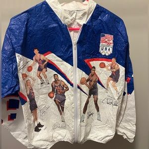 Vintage 1992 signed Olympic Men’s Basketball Jacket